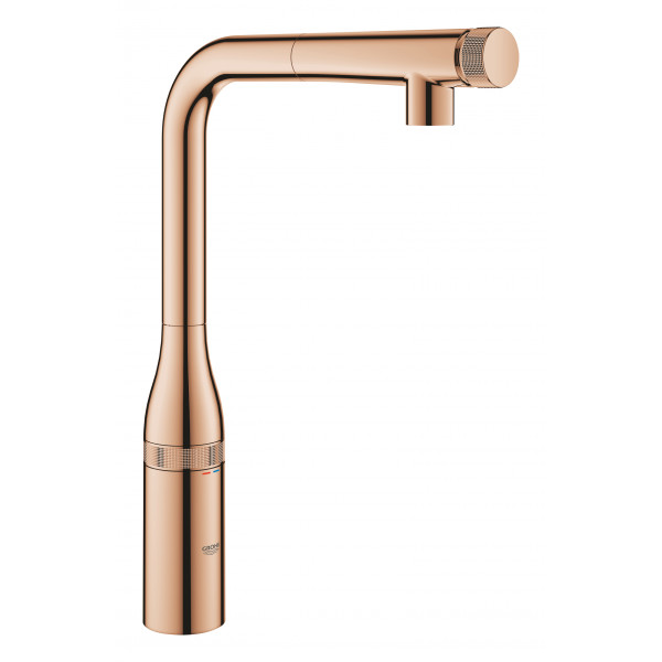 Фото - Кухонний змішувач Grohe Essence Smart Control Теплий захід сонця (31615DA0)