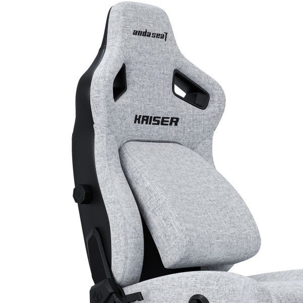 Фото - Крісло для геймерів Anda Seat Kaiser 4 Size XL Gray Linen Fabric (AD12YDDC-XLL-20-G-CF)