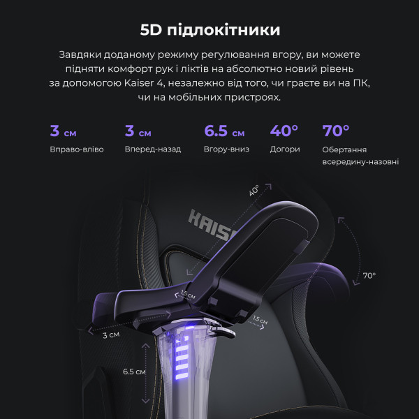 Фото - Крісло для геймерів Anda Seat Kaiser 4 Size XL Pink Premium PVC (AD12YDDC-XLL-20-P-PV/C)