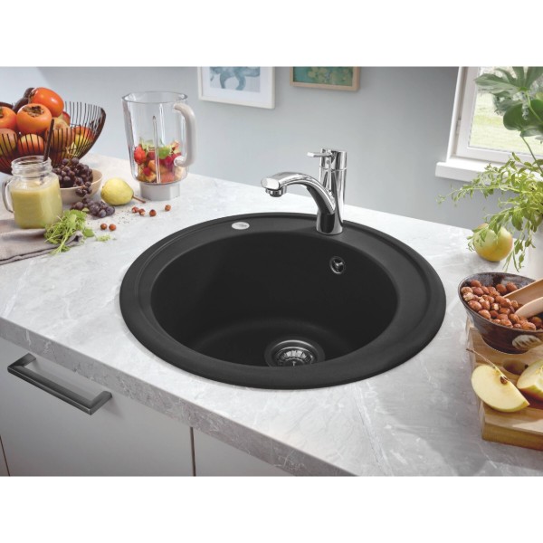 Фото - Мойка кухонная Grohe K200 50-C 51 Черный Гранит (31656AP0)
