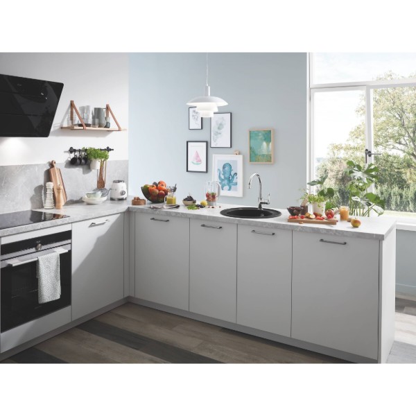Фото - Мойка кухонная Grohe K200 50-C 51 Черный Гранит (31656AP0)