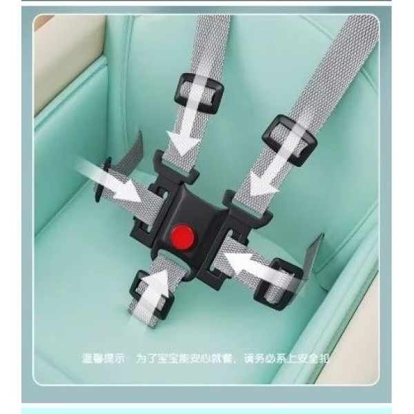 Фото - Стільчик для годування трансформер Xingtai Taima Children's D009 Green-turquoise