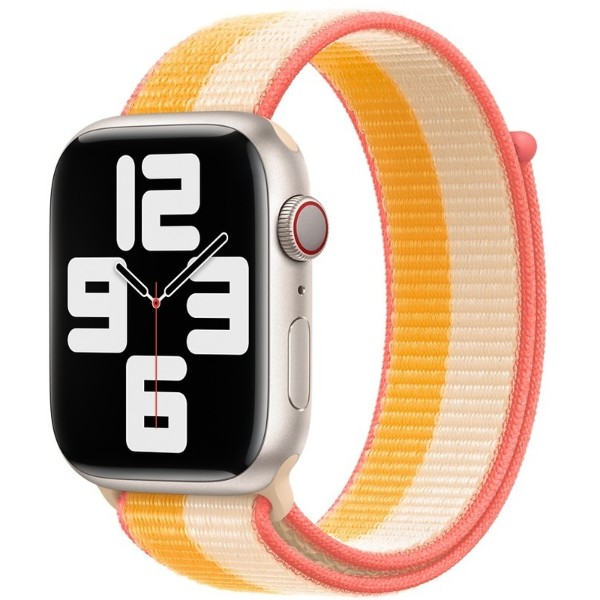 Фото - Ремешок для смарт-часов Apple 41mm Maize/White Sport Loop - Regular (ML2N3ZM/A)