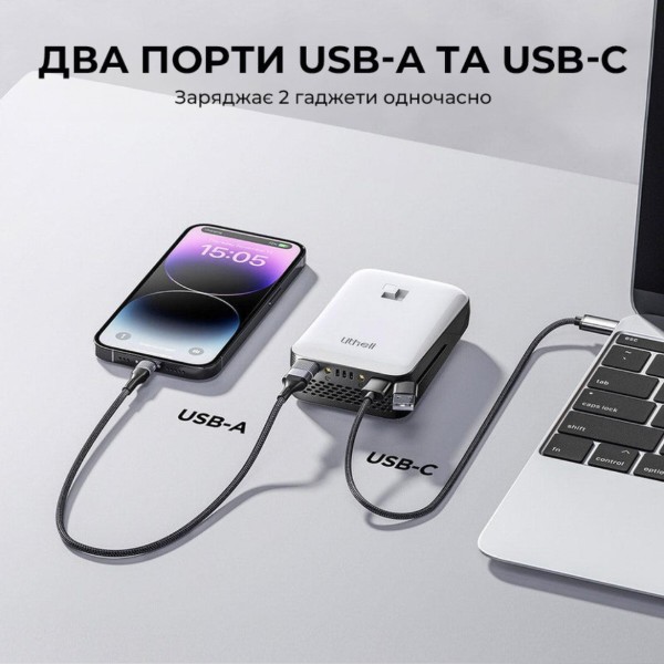 Фото - Батарея мобільна Litheli Power Bank 20000 mAh, 45 W, 4А, Fast Charge (U20BY03-0U000)