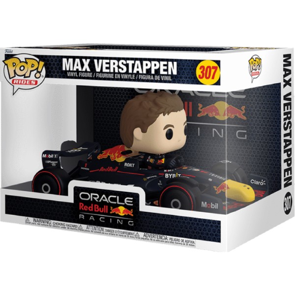 Фото - Коллекционная фигурка FUNKO POP! cерии Формула-1 - МАКС ФЕРСТАППЕН В МАШИНЕ (72617)