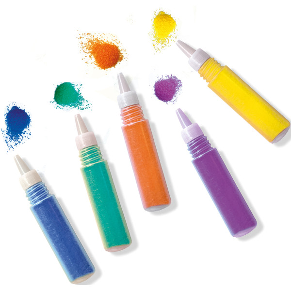 Фото - Набір для малювання піском Ses Creative ЛІСОВІ ТВАРИНИ (14136S)