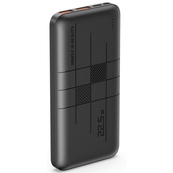 Фото - Батарея мобильная XO 10000 mAh PD20W+QC22.5W Black (PR187)