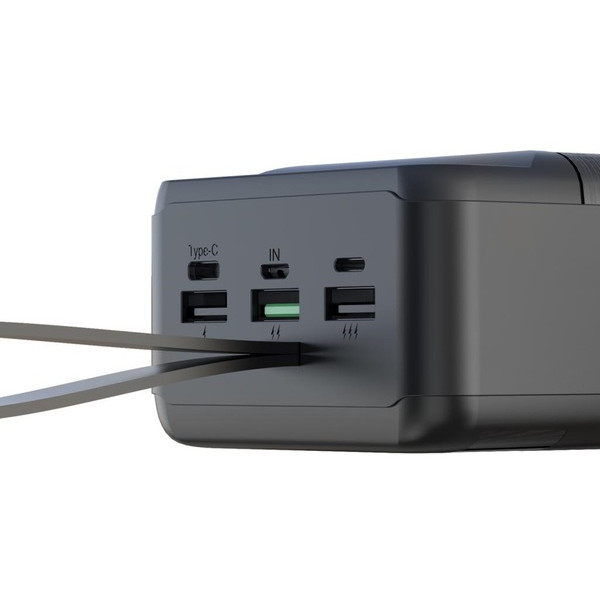 Фото - Батарея мобільна XO 30000 mAh 3-Input PD20W+QC22.5W with light Black (PR156)
