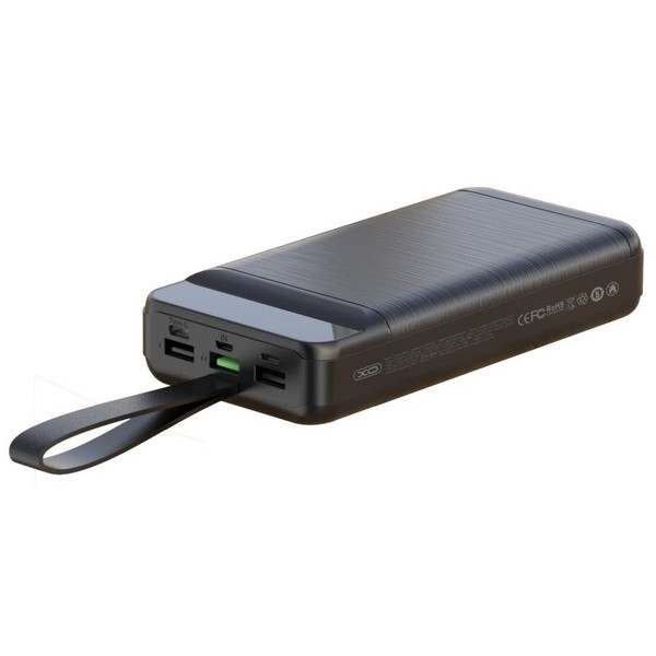 Фото - Батарея мобільна XO 30000 mAh 3-Input PD20W+QC22.5W with light Black (PR156)