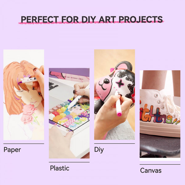 Фото - Набор маркеров Arrtx AACM-0560B 60 шт. (LC303939)