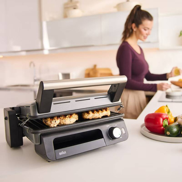 Фото - Уценка - Гриль-барбекю электрический Braun MultiGrill 5 CG5033I