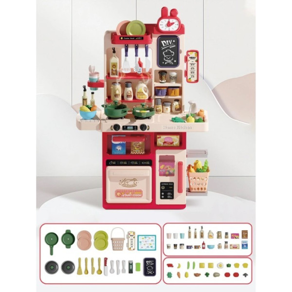 Фото - Сюжетно-рольова гра. Кухня Bambi G801 83 см Pink (1171356)