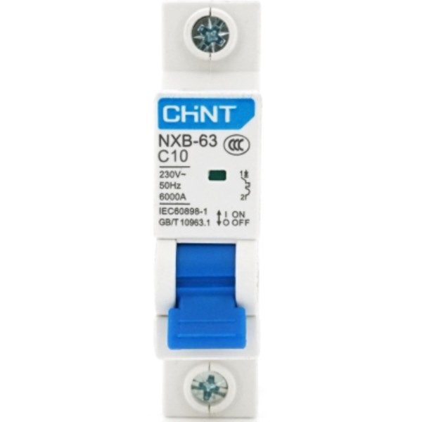 Фото - Релейный выключатель CHINT NXB-63 1P C10, 10A
