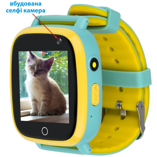 Фото - Дитячий годинник AmiGo GO001 iP67 Green