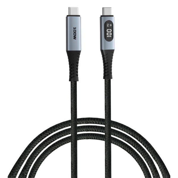 Фото - Кабель Verbatim 100 Вт USB-C–USB-C 120 см Black (31848)