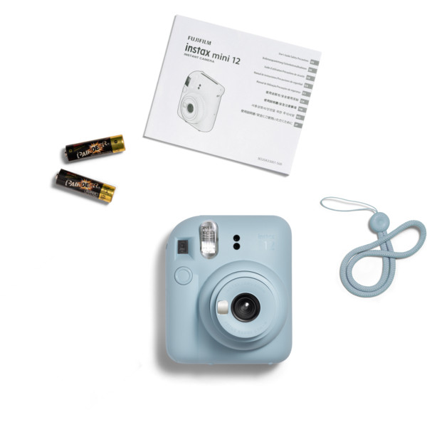 Фото - Комплект техники Fujifilm Фотокамера + Фотобумага Fujifilm INSTAX MINI 12 Pastel Blue (16806092) + INSTAX Mini Glossy 2x10 шт. (16567828)