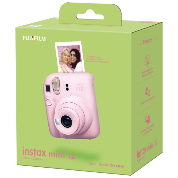 Фото - Комплект техники Fujifilm Фотокамера + Фотобумага Fujifilm INSTAX MINI 12 Blossom Pink (16806107) + INSTAX Mini Glossy 2x10 шт. (16567828)