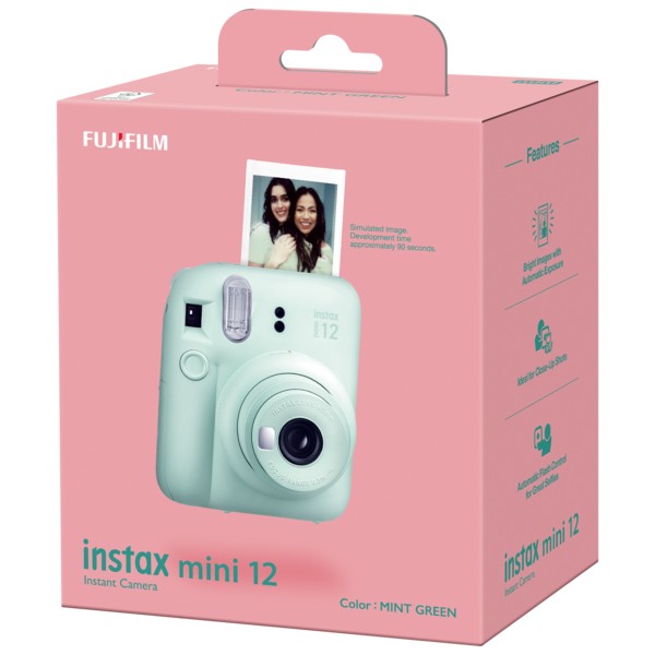 Фото - Комплект техники Fujifilm Фотобумага + Фотокамера Fujifilm INSTAX Mini Glossy 2x10 шт. (16567828) + INSTAX MINI 12 Mint Green (16806119)