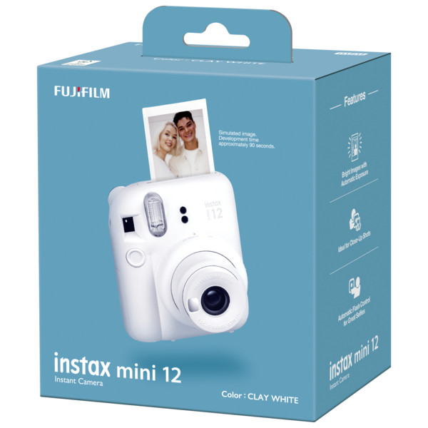 Фото - Фотокамера миттєвого друку Fujifilm INSTAX MINI 12 Clay White (16806121)