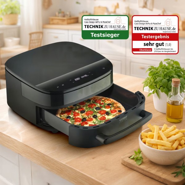 Фото - Мультипечь CASO Air Fry&Pizza Chef