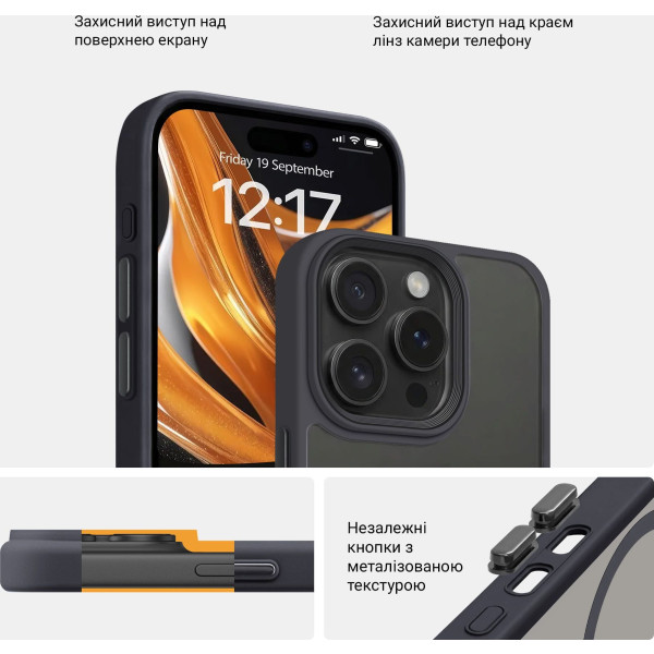Фото - Чохол для смартфону Armorstandart Uniq MagSafe for Apple iPhone 16 Pro Black (ARM79505)