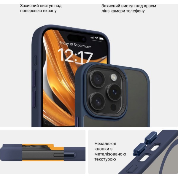 Фото - Чехол для смартфона Armorstandart Uniq MagSafe for Apple iPhone 16 Pro Dark Blue (ARM79507)