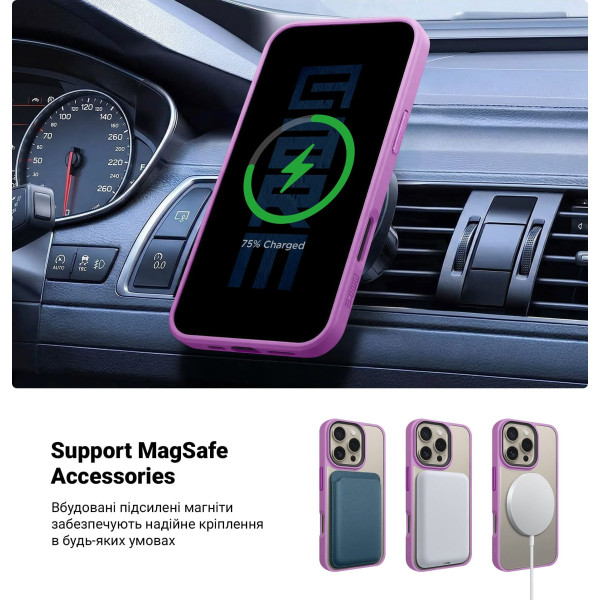 Фото - Чохол для смартфону Armorstandart Uniq MagSafe for Apple iPhone 16 Pro Violet (ARM79509)