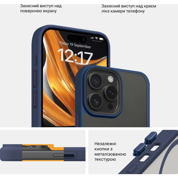 Фото - Чехол для смартфона Armorstandart Uniq MagSafe for Apple iPhone 16 Pro Max Dark Blue (ARM79512)