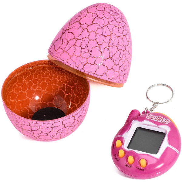 Фото - Інтерактивна іграшка UFT Eggshell Game Pink Тамагочі в яйці динозавра (EggPink)