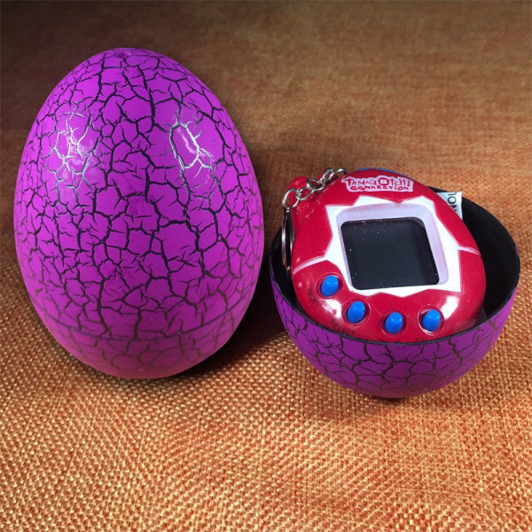 Фото - Інтерактивна іграшка UFT Eggshell Game Purple Тамагочі в яйці динозавра (EggPurple)
