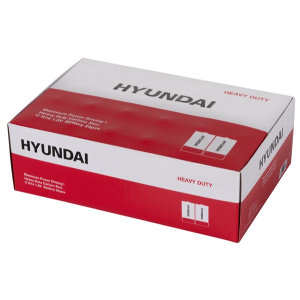 Фото - Батарейка тип C (LR-14) Hyundai R14 C Shrink 2 Heavy Duty (HT7007004)