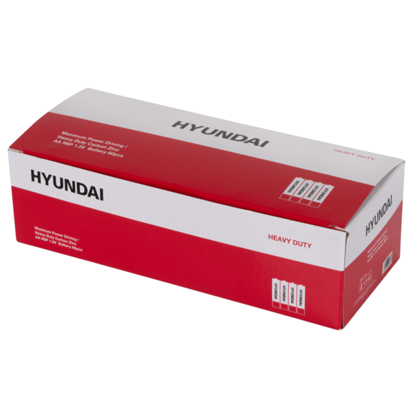 Фото - Батарейка тип AA Hyundai R6 AA Shrink 4 Heavy Duty (HT7007006)