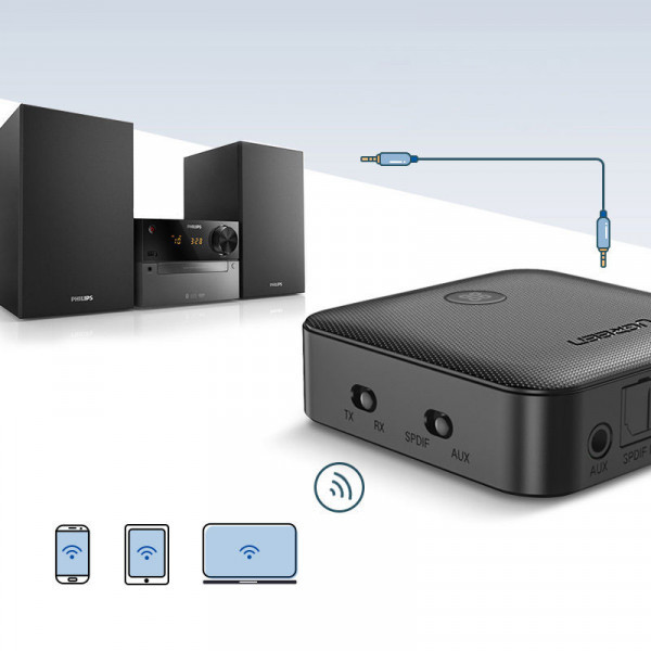 Фото - Адаптер мережі Bluetooth USB UGREEN CM144 Aptx HD 5.0 LY (70158)