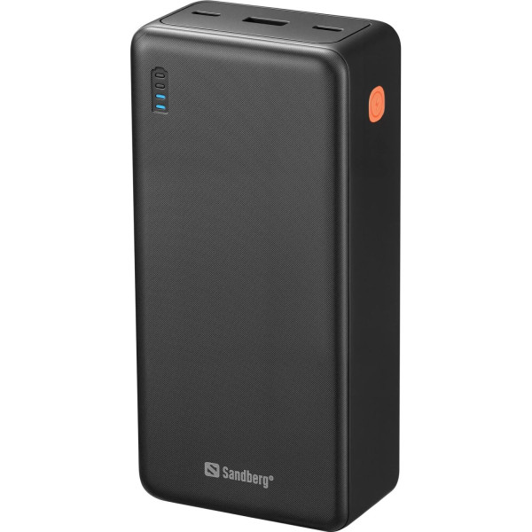 Фото - Батарея мобільна Sandberg 27000mAh Saver 22,5W 3A PD,QC3.0, USB-A,2xUSB-С Black (320-43)