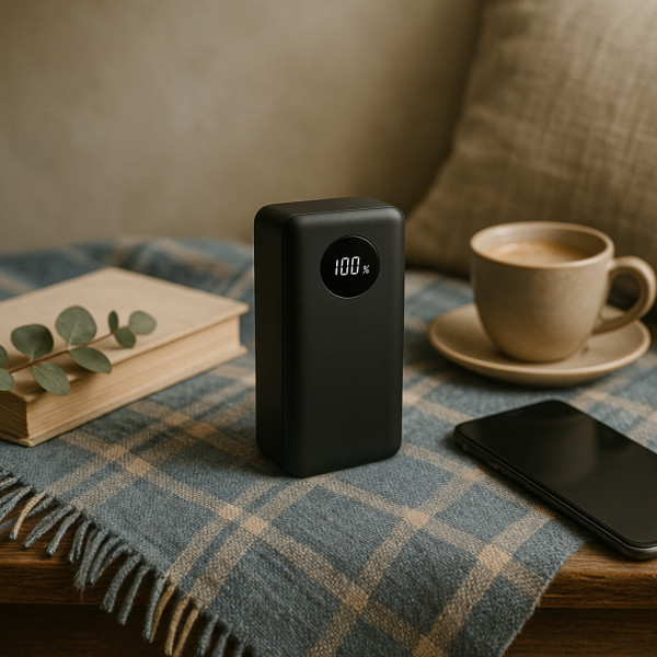 Фото - Батарея мобільна Xipin T168LF-3W PD20W+22.5W 30000mah Black