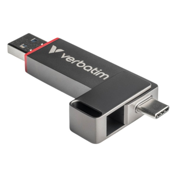 Фото - Флеш USB Verbatim QuickStick USB-C/USB-A 1 ТБ (32043) Фото - Флеш USB Verbatim QuickStick USB-C/USB-A 1 ТБ (32043)