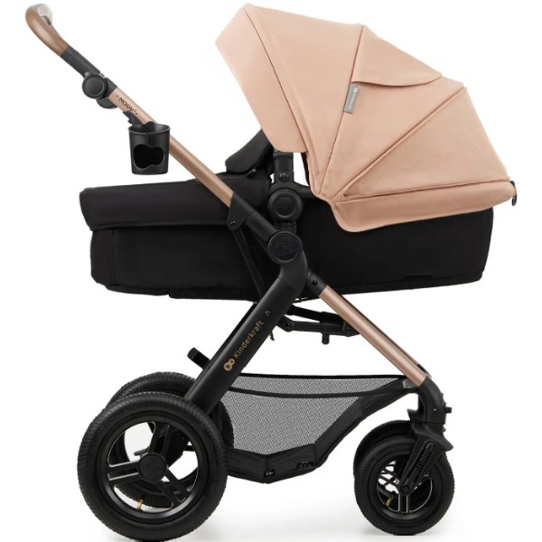 Фото - Коляска універсальна 3 в 1 Kinderkraft Moov 2 Air Sand Beige (KSMOOV02BEG0000)