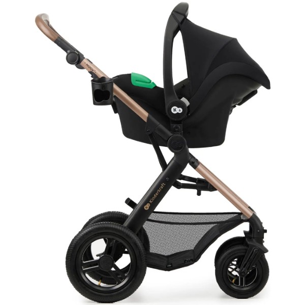Фото - Коляска універсальна 3 в 1 Kinderkraft Moov 2 Air Sand Beige (KSMOOV02BEG0000)