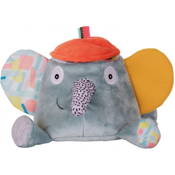 Фото - М'яка іграшка Ebulobo Слон 20 см (E80004) Фото - М'яка іграшка Ebulobo Слон 20 см (E80004)