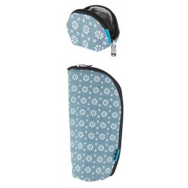 Фото - Набір аксесуарів для коляски Nuvita MyMia гаманець, чохол для пустушки, квітковий орнамент (NV8806FLOWER)