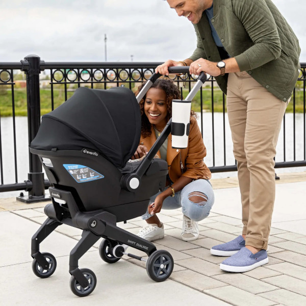 Фото - Автокресло Evenflo Shyft DualRide - Beaufort Black