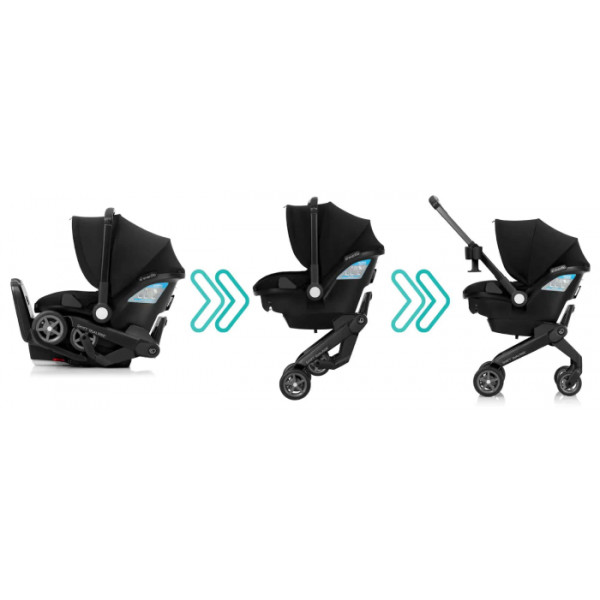 Фото - Автокресло Evenflo Shyft DualRide - Beaufort Black