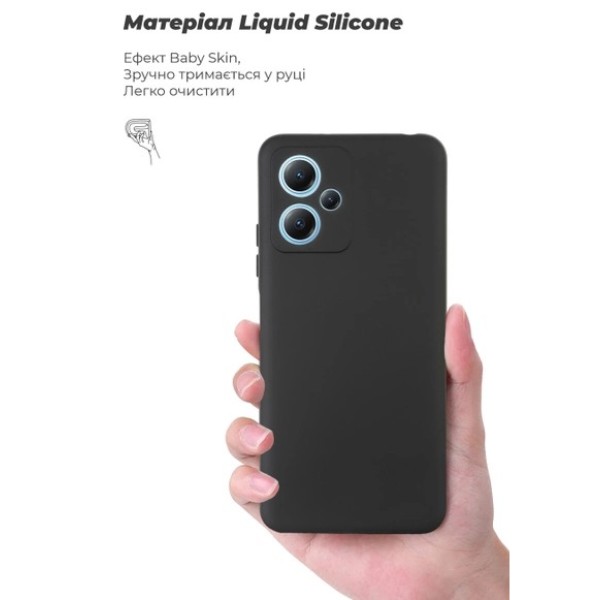 Фото - Чехол для смартфона Armorstandart Icon for Xiaomi Redmi Note 12 5G Camera cover Black (ARM65192)
