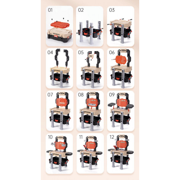 Фото - Сюжетно-рольова гра. Набір-професій Beiens Майстерня (ВН7128А)