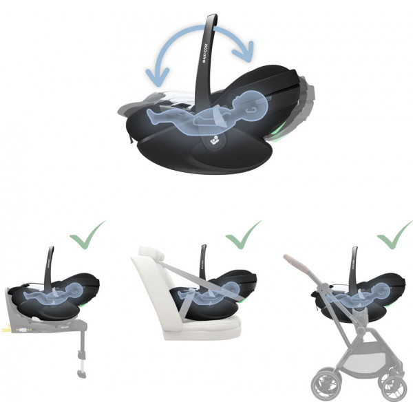 Фото - Автокрісло Maxi-Cosi Pebble 360 Pro2 Twillic Black