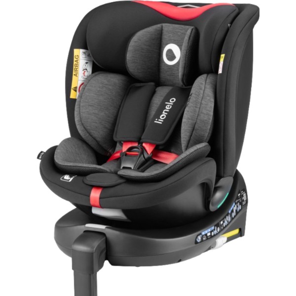 Фото - Автокресло Lionelo NAVY I-SIZE BLACK RED