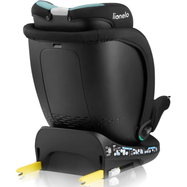 Фото - Автокресло Lionelo NAVY I-SIZE BLACK TURQUOISE