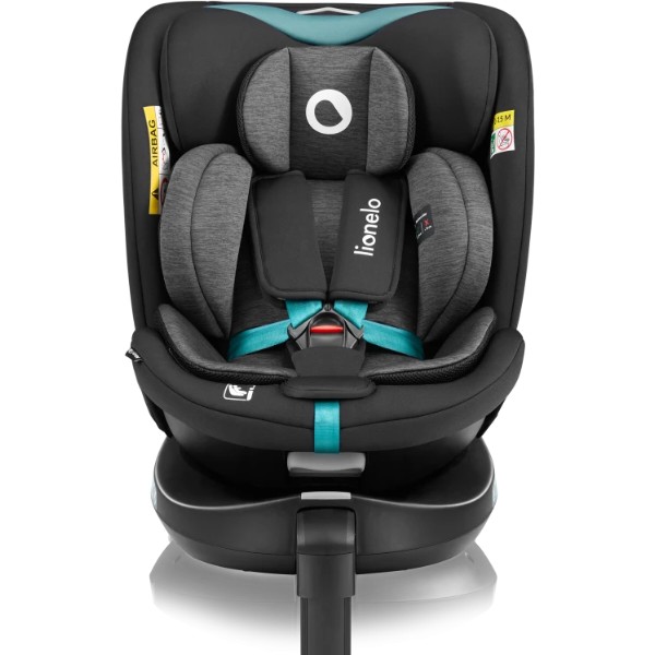Фото - Автокресло Lionelo NAVY I-SIZE BLACK TURQUOISE
