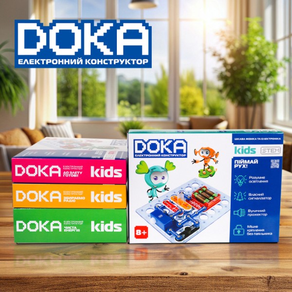 Фото - Электронный конструктор DOKA ПОЙМАЙ ДВИЖЕНИЕ! (D70705)