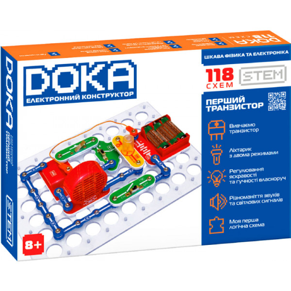 Фото - Електронний конструктор DOKA 118 СХЕМ (D70701)
